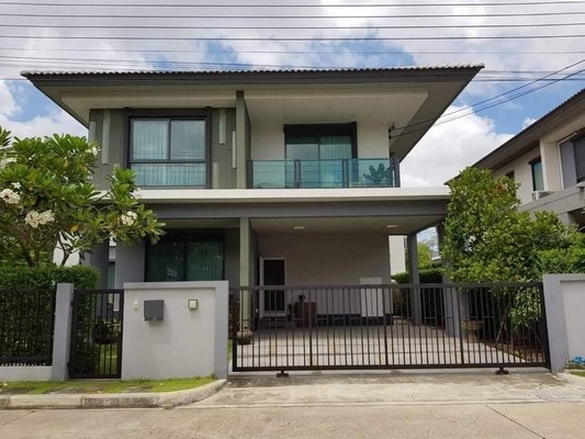 ขายบ้านสมุทรปราการ สำโรง : sss296  ขาย  บ้านเดี่ยว บุราสิริ วงแหวน-อ่อนนุช Burasiri Wongwaen-Onnut หลังมุม