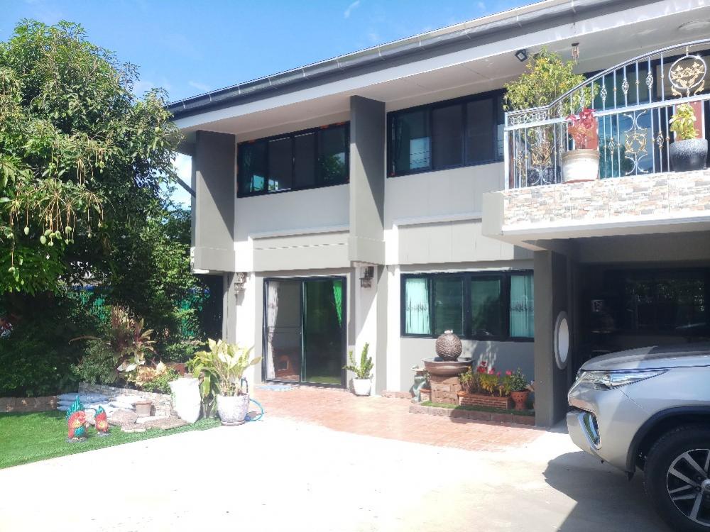 For SaleHouseMin Buri, Romklao : Beautiful house, area 143 sq m. Soi Ramkhamhaeng Road 118, near Samakorn BTS Station.