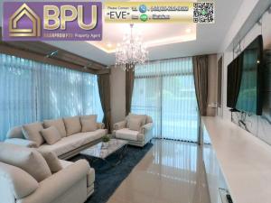 For RentHouseBangna, Bearing, Lasalle : ** 4 Bedrooms Luxury Single House for Rent ** The Grand Bangna-Wongwaen near Mega Bangna