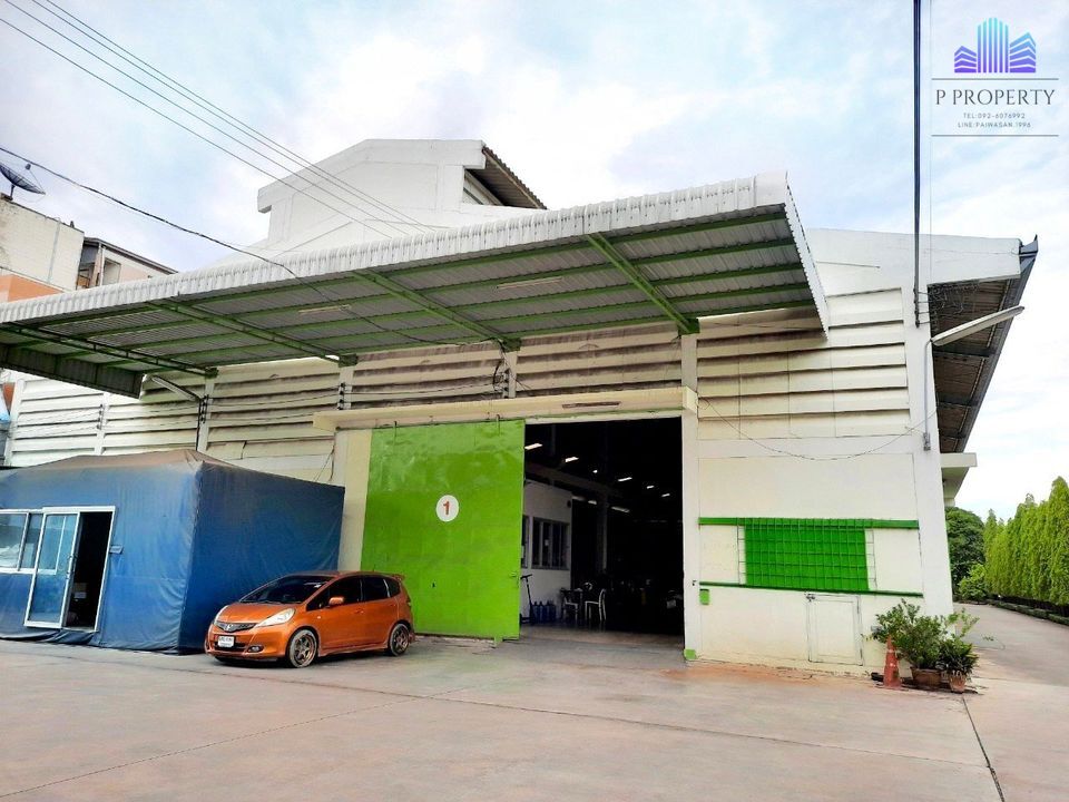 For RentWarehouseLadkrabang, Suwannaphum Airport : Warehouse and office for rent, Lat Krabang District, Bangkok, area 750 sq.m.