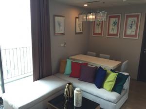 ขายคอนโดราชเทวี พญาไท : Sell Pyne by Sansiri 2 bedroom 2  bathroom duplex (80 sqm.) quiet and clear view