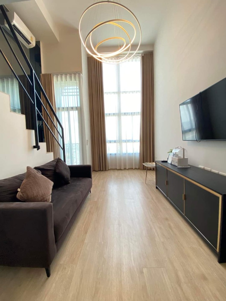 For RentCondoRama9, Petchburi, RCA : [available] for rent Ideo Rama 9-New cut, duplex room, city view