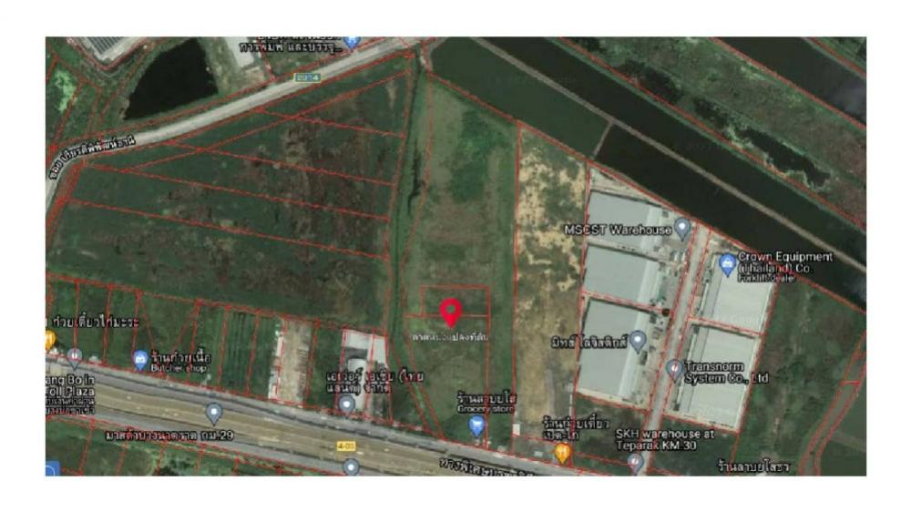 For SaleLandBangna, Bearing, Lasalle : Land for sale 40 rai, Bangna km. 29, next to Trust City Bangna project ‼