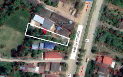 For SaleLandUttaradit : Land for sale on the main road of Asia. Mueang Uttaradit District the coast heading to Phrae Size 2 jobs, 11 sq m.