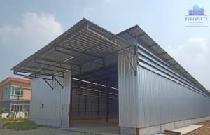 For RentWarehouseMahachai Samut Sakhon : Warehouse/office rental Khlong Maduea Subdistrict, Samut Sakhon, area 450 sq m.