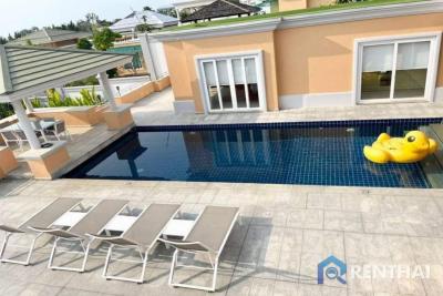 For RentHousePattaya, Bangsaen, Chonburi : For rent house 7 bedrooms at Siam Royal View