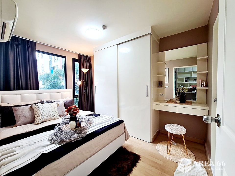 ขายคอนโดรามคำแหง หัวหมาก : 🔥 ห้องใหญ่ ชั้น 3 วิวสระน้ำ ขาย LIB Condo รามคำแหง 43/1 ใกล้ ARL รามคำแหง
