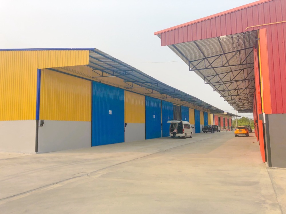 For RentWarehouseNonthaburi, Bang Yai, Bangbuathong : Newly built warehouse for rent, size 200 sq.m. in Soi Lam Pho, Bang Bua Thong, Nonthaburi.