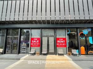 For RentCondoPathum Thani,Rangsit, Thammasat : Ready to rent, Shop room, high-rise condo, 31 floors, the first, next to the fence of Thammasat University, Rangsit