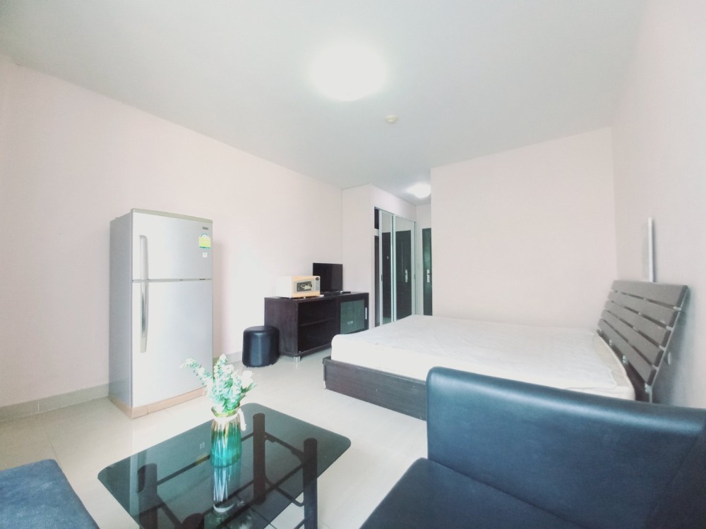 For RentCondoRama9, Petchburi, RCA : ❤ 𝐅𝐨𝐫 𝐫𝐞𝐧𝐭 ❤ Condo, fully furnished, I-House Laguna Garden, 4th floor, Building E, east side, 26 sq m., near MRT Rama 9.