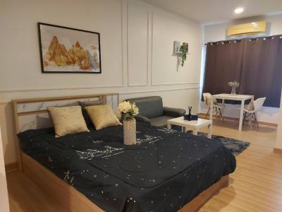 For RentCondoOnnut, Udomsuk : M3831-Rent Condo A Space Sukhumvit 77,fully furnished, ready to move in.