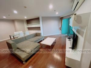For RentCondoRama9, Petchburi, RCA : RENT !! Condo Belle Grand, MRT Rama 9, 3 Beds/2 Baths, Tower D2, Floor 7, 105 sq.m., Rent 40,000.-