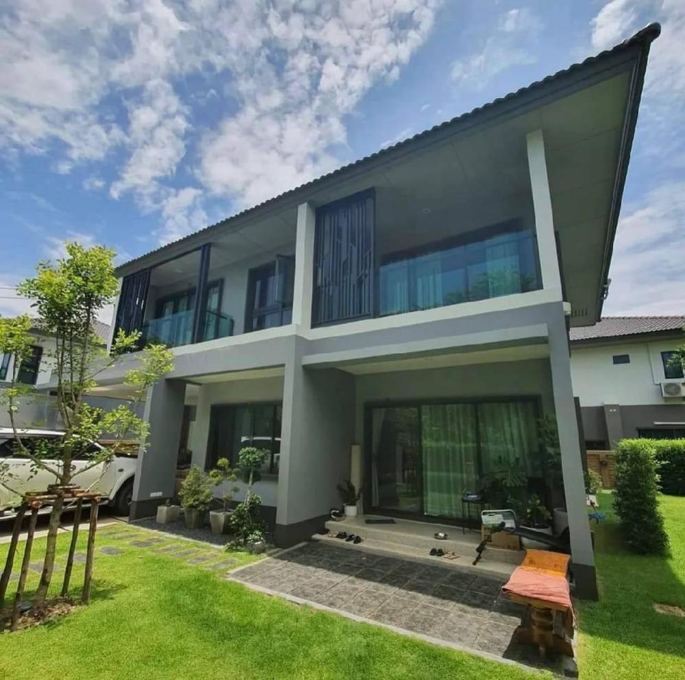 ขายบ้านบางนา แบริ่ง ลาซาล : ⭐🚩Burasiri Wongwean-Onnut For Sale/Rent New Home 1year only (H22038) Corner House บุราสิริ วงแหวน - อ่อนนุช ขายและให้เช่าบ้านใหม่ไม่ถึง 1 ปี (H22038) หลังมุม