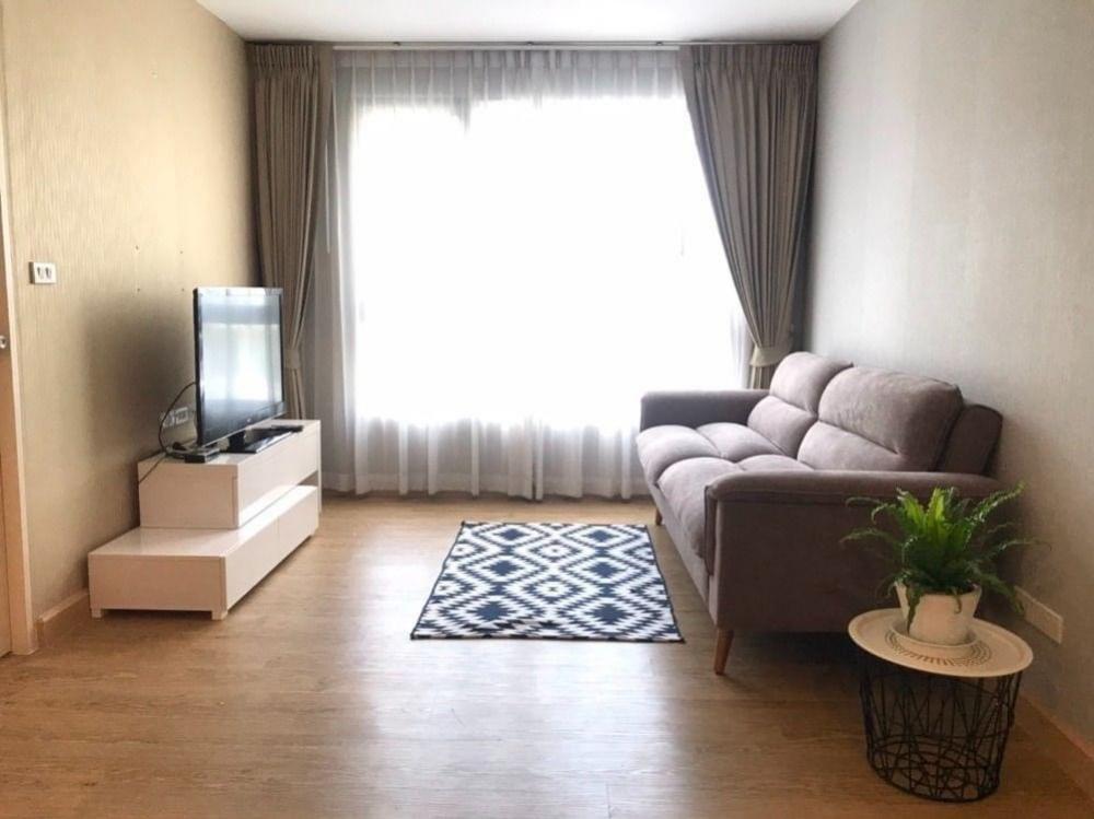 For RentCondoKaset Nawamin,Ladplakao : Condo for rent, Premio Prime Kaset-Nawamin, 2 bedrooms, 1 bathroom, size 52 sq m., Building B, 2nd floor, price 15,000, 3 air conditioners, separated bedroom, living room and kitchen.
