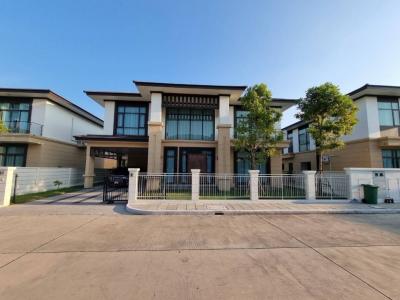 For RentHouseRama 2, Bang Khun Thian : 💥🏡 Urgent, house for rent ✦Lake Serene Rama 2✦ Beautiful house with a very spacious area, 4 bedrooms, 5 bathrooms, fully furnished, ready to move in💥