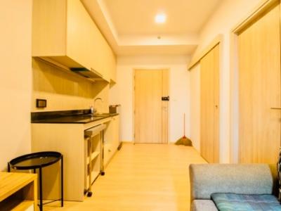 For SaleCondoRattanathibet, Sanambinna : Condo for sale, Unio H Tiwanon, 28 sqm., next to MRT Tiwanon Intersection, beautiful room, fully furnished, garden view, special price