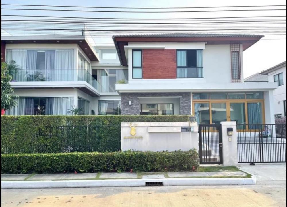 For SaleHouseRama 2, Bang Khun Thian : Single house for sale, Manthana University, Tian Talay 28, beautiful and luxurious, ready to live in 100 sq m (Real house is very beautiful)