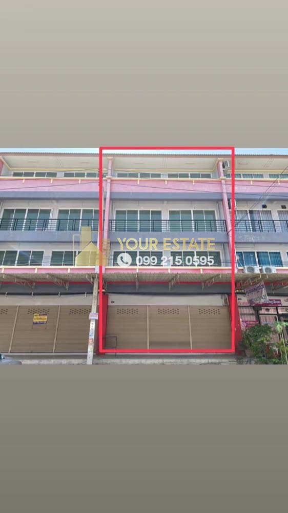 For RentShophouseBang kae, Phetkasem : For rent Sampeng 2,  4-storey commercial building near The Mall Bang Khae, MRT Lak Song - ready to move in