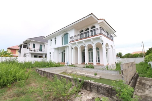 For SaleHouseMahachai Samut Sakhon : SH 0346 Single house for sale, Sarin City Rama 2 Village (Sarin City Rama 2)