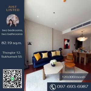 For RentCondoSukhumvit, Asoke, Thonglor : 🟠Sansiri First Branded Residence, Khun by YOO 🟠ให้เช่าสองห้องนอน คุณ บาย ยู // contact for private viewing 097-6936987
