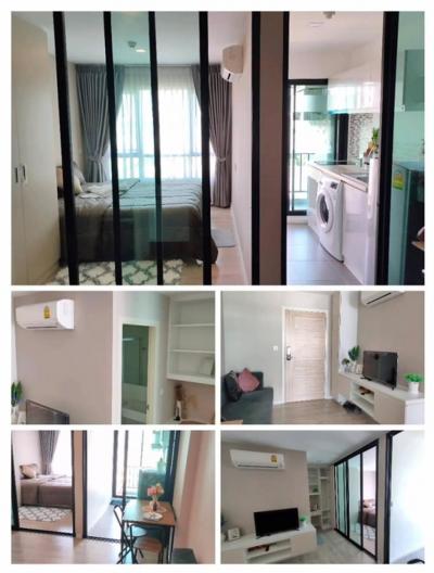 For RentCondoSamut Prakan,Samrong : NC-R1258 Rent/Sell Pause Condo Sukhumvit 115 by Origin, beautiful room, fully furnished, fully furnished, good location, near BTS Pu Chao, 1 bedroom, 1 bathroom, 7th floor, size 28.62 sq.m.