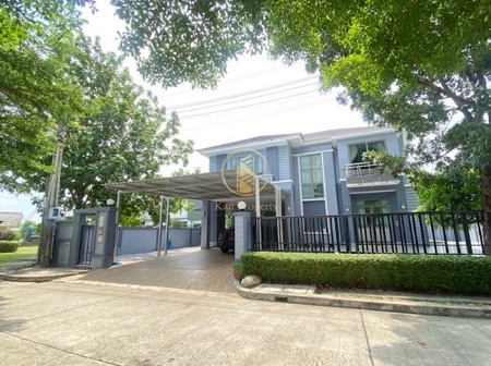 For RentHouseLadkrabang, Suwannaphum Airport : Single house for rent, Perfect Masterpiece Rama 9 project, Krungthep Kreetha, 3 bedrooms, ready to move in, special price!!️
