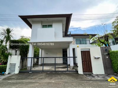 For SaleHouseKaset Nawamin,Ladplakao : Luxury detached house, ready to move in, Private Nirvana Village, Kaset Nawamin, Mayalap, Ramintra, convenient access