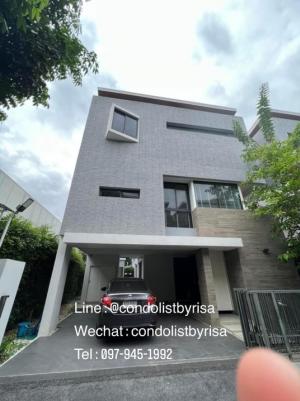 For RentHouseRatchadapisek, Huaikwang, Suttisan : 🔥🔥 Risa00380 for rent, Parc priva, 300 sq m, 64 sq m, 4 bedrooms, 4 bathrooms, 2 parking spaces, only 160,000 baht, ready to move in 🔥🔥