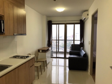 For RentCondoOnnut, Udomsuk : Condo for rent, Ideo Mix Sukhumvit 103, 36.47 sqm., corner room, big room, good price, next to bts Udom Suk, convenient travel....