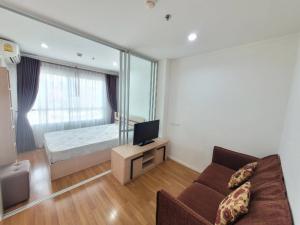 For RentCondoRama9, Petchburi, RCA : (c00136) Condo for rent, Lumpini Park Rama 9-Ratchada, Building A, 4th floor, new room, beautiful, good view, unobstructed, 23 sq.m., very good location, city view, windows and balcony do not collide with other rooms. Contact to inquire at Line@ : @onlypr