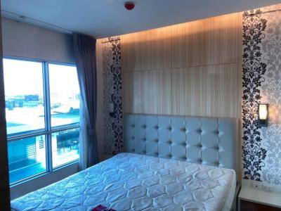 For RentCondoKhlongtoei, Kluaynamthai : NC-R1275 for rent, Aspire Rama 4, size 28 sq m. 1 bedroom, 1 bathroom, 9th floor, Building A, fully furnished, 2 air conditioners, TV, refrigerator, microwave, washing machine. water heater
