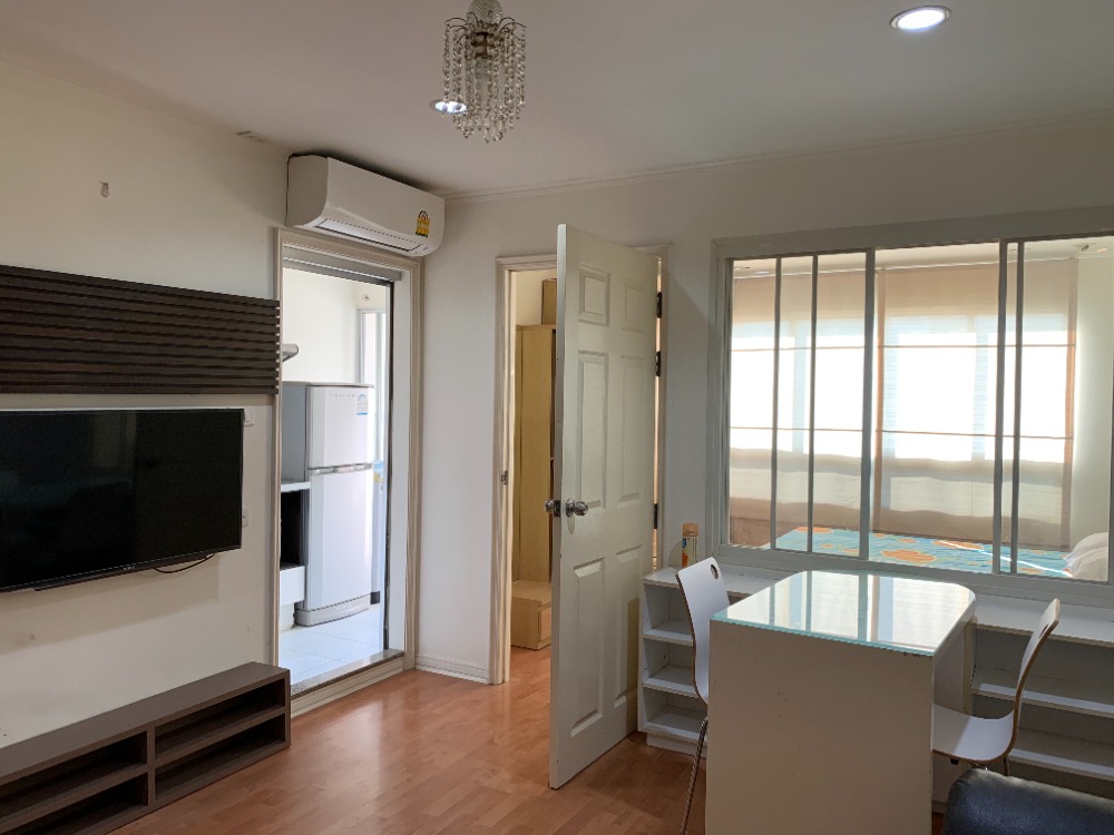 For SaleCondoRatchadapisek, Huaikwang, Suttisan : 🚩 Condo for selling at Lumpini Ville Cultural Center, size 35 sq.m., 1 bedroom, E building, Please contact 0993529495