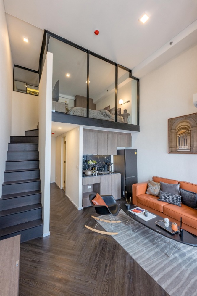 For SaleCondoOnnut, Udomsuk : Best Deal: 1 bedroom, duplex, fully furnished Next to Sukhumvit Road Near BTS On Nut 5 minutes
