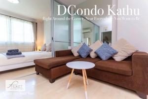 For RentCondoPhuket,Patong : Near the main road, the intersection of Mueang Lung corner Kathu Subdistrict Municipality dCondo Kathu - dCondo Kathu