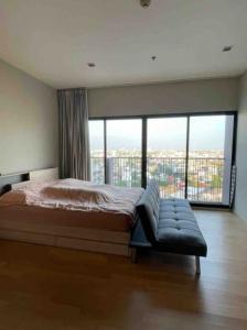 For RentCondoSukhumvit, Asoke, Thonglor : Noble Reveal for rent 🔥 Studio room, high view, good price, in a location near BTS Ekkamai 🍃
