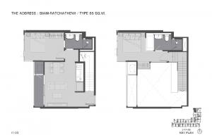 ขายคอนโดราชเทวี พญาไท : ADDRTW : 'EXCLUSIVE RARE' 2 BED DUPLEX 65 SQ.M. LAST ONLY 16.9 MB* MORE INFO 0952475446 (LINE&TEL.)