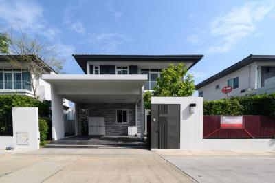 For SaleHouseRama5, Ratchapruek, Bangkruai : Quick sale, luxury decorated single house, Manthana University, Ratchaphruek - Jesada Bridge, free built in the whole house, Rama 5, Ratchaphruek, near the expressway