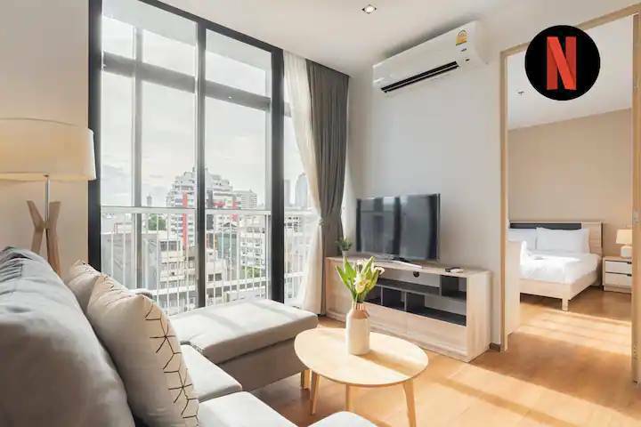 For RentCondoSukhumvit, Asoke, Thonglor : PA018_P PARK 24 **Luxury condo in the heart of Phrom Phong, fully furnished, ready to move in** Clear view, airy