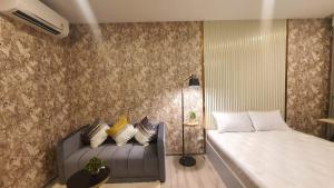 เช่าคอนโดบางนา แบริ่ง ลาซาล : Knightsbridge Collage Sukhumvit 107 🔥 brand new condo for rent