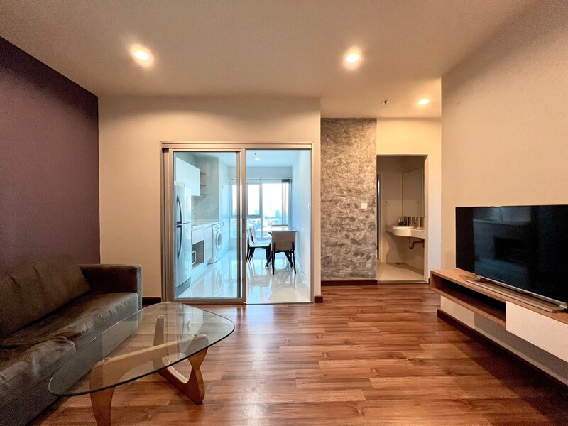 ให้เช่าคอนโดรัตนาธิเบศร์ สนามบินน้ำ พระนั่งเกล้า : 📣FOR RENT!! Condo Centric Tiwanon Station พื้นที่ 58 ตร.ม.(2Bed) ชั้น 27 ตึก A แต่งครบ ใกล้ MRT แยกติวานนท์