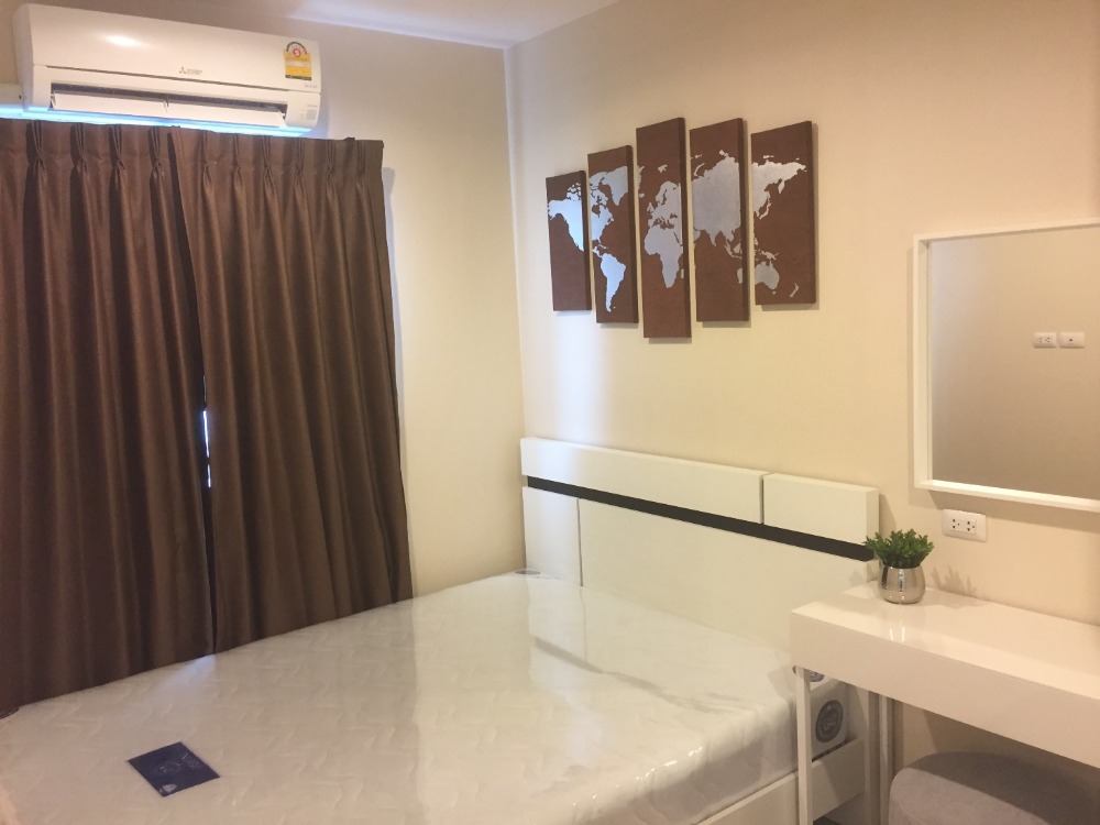 For RentCondoRattanathibet, Sanambinna : For rent, Plum Condo, Central Station, Phase 2, next to the main road, next to Central Westgate and ikea, fully furnished, ready to move in. with personal washing machine