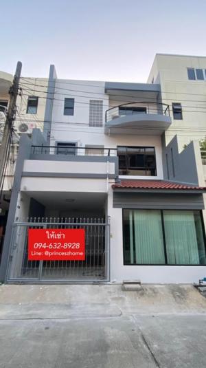 For RentTownhouseBangna, Bearing, Lasalle : Home Office for rent, near BTS Bearing, Prime Place 105, Soi Lasalle 77, usable area 300 sq.m. (4 bedrooms, 5 bathrooms) 28,000/month