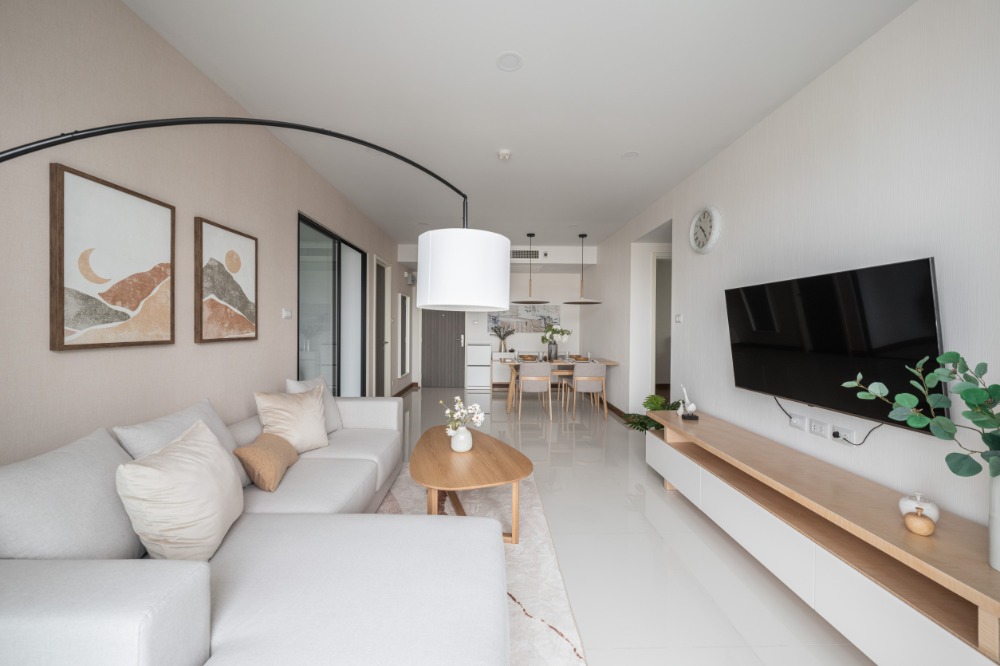 For RentCondoWongwianyai, Charoennakor : For rent , Fully furnished, Scandinavian style , Ready to move -in ,2 Bedroom