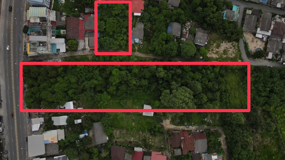 For SaleLandSriracha Laem Chabang Ban Bueng : Land for sale, Sriracha, land on the road, Mueang Si Racha District, area of 4 rai, mountain view, not far from the sea near shopping center