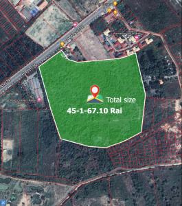 For SaleLandHuahin, Prachuap Khiri Khan, Pran Buri : 📢 Urgent! The owner adjusted the price.. Land in a good location Next to the main road, Hua Hin 112, can go out bypass, near the sea (approximately 45 rai) (Property number: COL029)