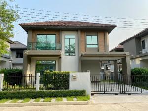 For SaleHousePattanakan, Srinakarin : 💫Selling a two-storey detached house, front garden view, Venue Rama 9 Village (Location on New Krungthep Kreetha Road)💫