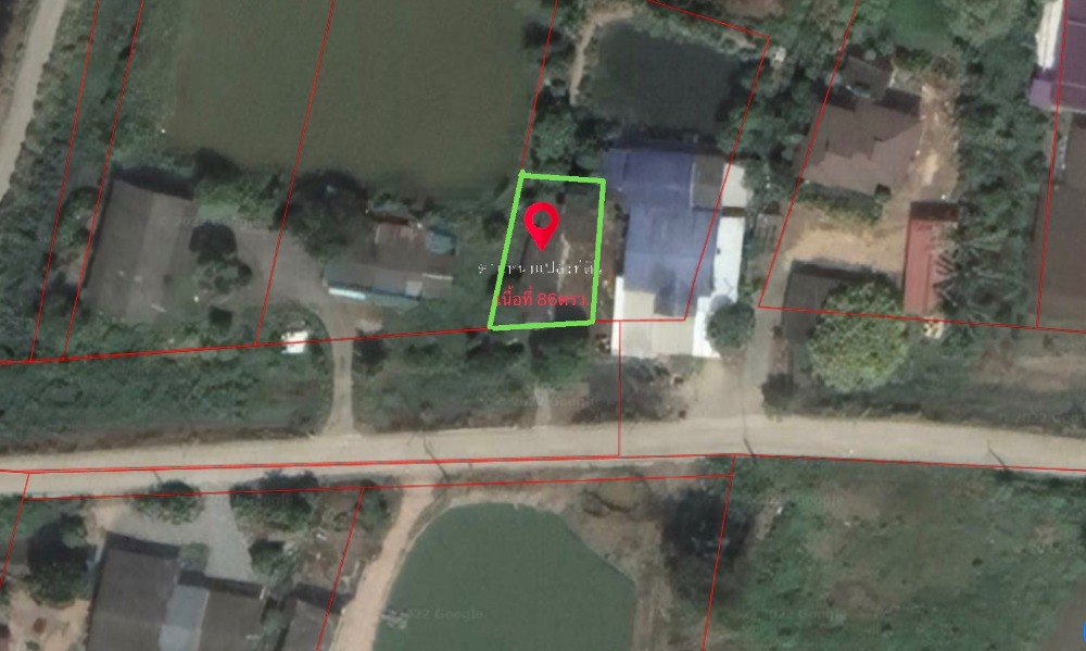For SaleLandPattaya, Bangsaen, Chonburi : For Sale : Small Land suitable for agriculture and planting homes (Light green plan) near many fishing ponds, Khok Pho Subdistrict, Phanat Nikhom District, Chonburi Province
