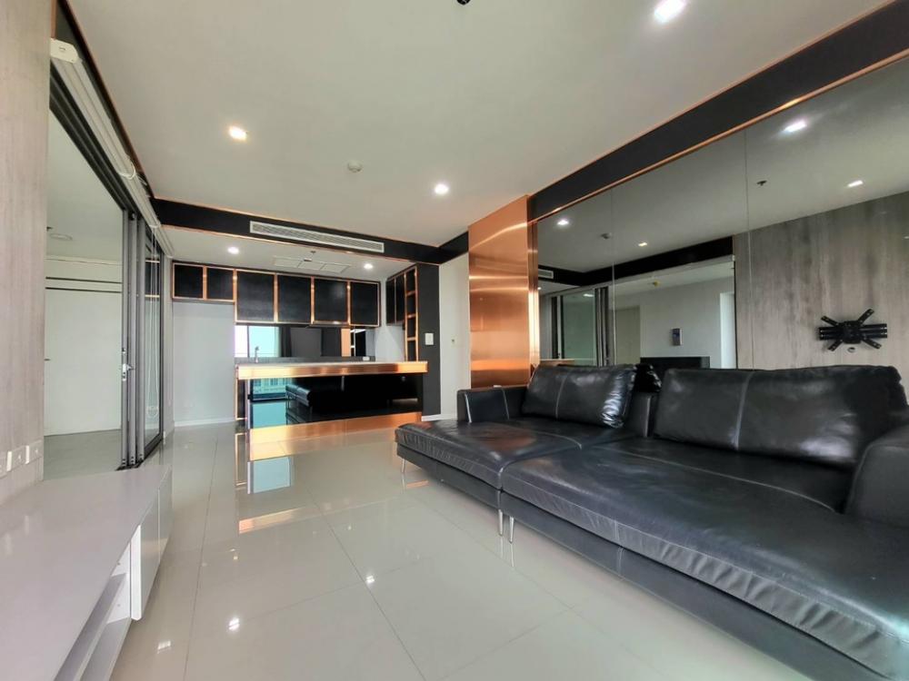 For SaleCondoRama3 (Riverside),Satupadit : 🔥Hot Deal🔥 Starview Rama3 (Starview Rama 3) Super discount, only 6.9 million, luxury condo, private elevator, beautiful room, near King's College International School Bangkok, size 77 sq m., 2 bedrooms, 2 bathrooms, has an elevator. Private parking 1