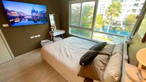 For RentCondoOnnut, Udomsuk : For rent Elio Del Ray 2 bedrooms 1 bath pool view
