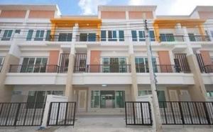 For RentHome OfficeKaset Nawamin,Ladplakao : 3-storey townhome for rent, Panasiri, Kaset Nawamin, Soi Mailarp, can make a home office, can register a company